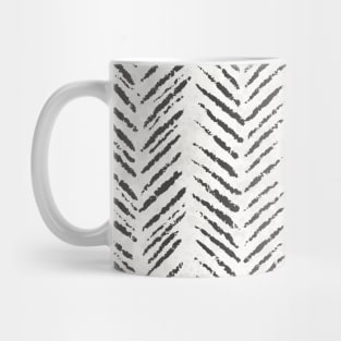 CHARCOAL HERRINGBONE PATTERN Mug